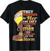 Black History Month Afrikanerin Afro Ich Bin Der Sturm T-Shirt Unisex T-Shirt