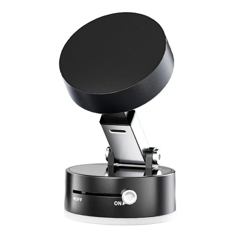 

Car mobile phone magnetic Stand New type suction cup vacuum adsorption car special fixed mobile phone stand чорний