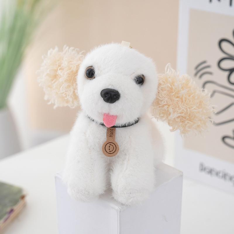 Cute Scented Dog Plush Keychain With Soft Cotton Filling For Kids And Teens
