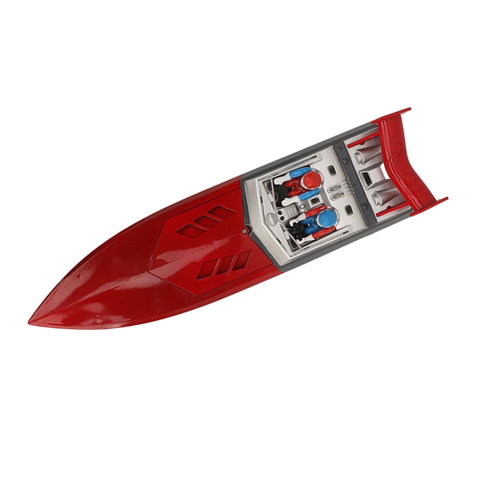 

2.4G пульт дистанционного управления лодка мини парусная модель высокоскоростная радиоуправляемая электрическая лодка водная игрушка дистанционное управление красный