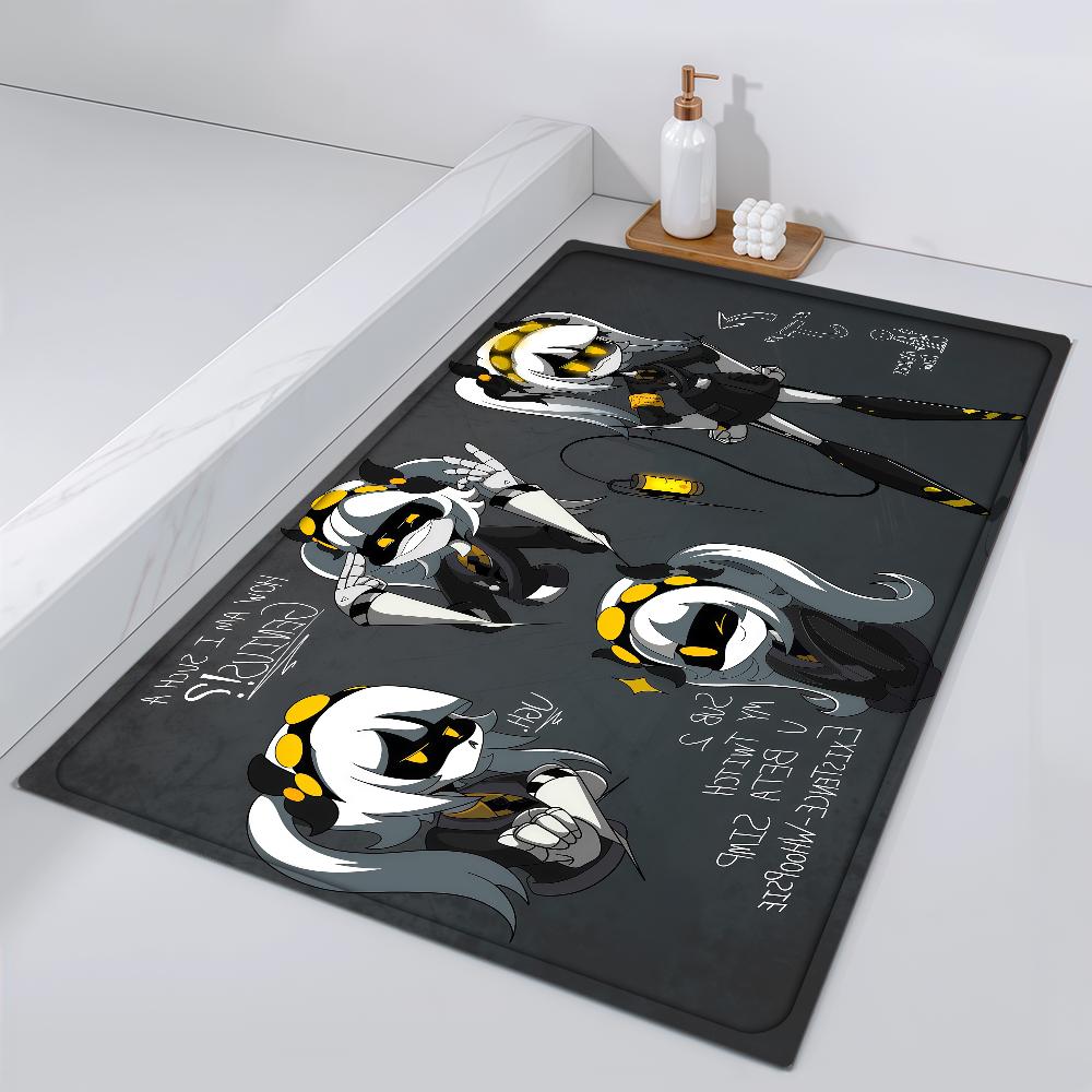 

Door Comedy Mat Bedside Entrance Bath M-Murder Floor Cartoon Horror Decoration Corridor Door Mat Carpet Living Room Balcony 40cm x 60cm