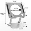 „Um 360° drehbarer, klappbarer Tablet-Ständer aus Metall für das iPad – tragbar und cool“