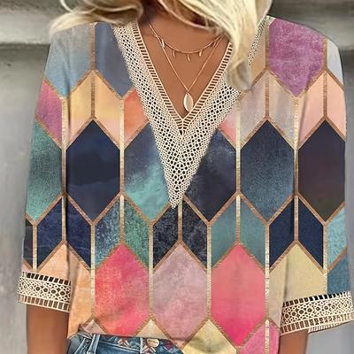 Nueva Camisa de Mujer Holgada con Temperamento de Talla Grande Moda Blusa Casual Elegante Camisa de Mujer de Manga Larga Top para Fin de Semana de Vacaciones