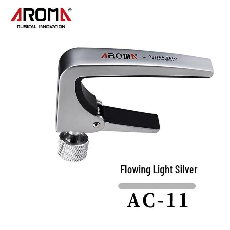 AROMA Guitar Capo AC-11 for Folk and Electric Guitars - Metal Transposer Capo