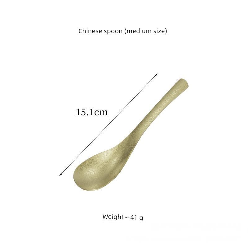 304 Stainless Steel Spoon Creative Snowflake Gold Spoon Dining Spoon Soup Spoon Ladle Industrial Style Spoon Deepened Spoon