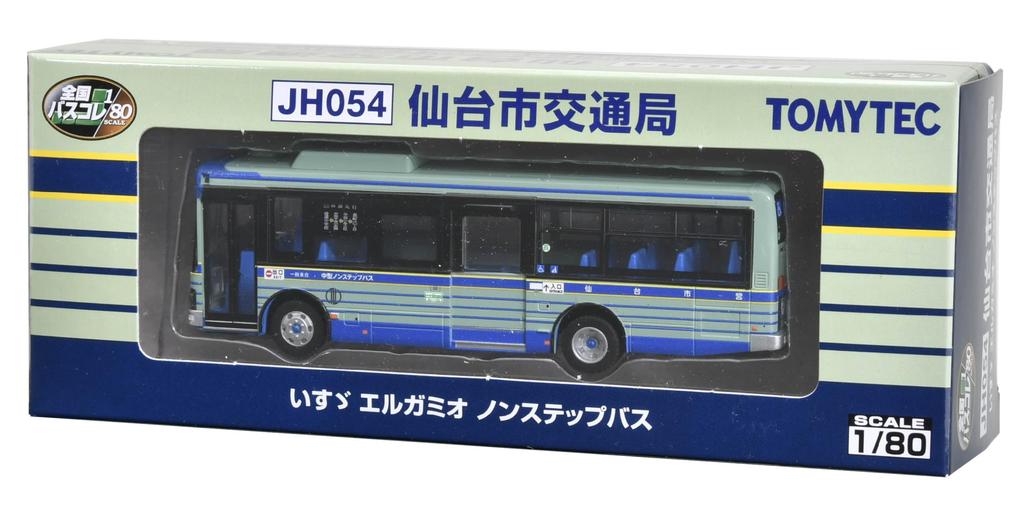 Tommy Tech National Bus Collection Series JH054 Sendai City Transportation Bureau Diorama Supplies 334613 1/80
