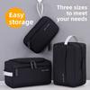 High End Sense, Large Capacity Travel, Men's Grooming Bag, Three In One Partitioned Storage, Makeup Bag, Fitness Swimming Bag