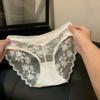 Mesh French Style Briefs Transparent Women Underwear Thin Lace Flower Panties  Gifts