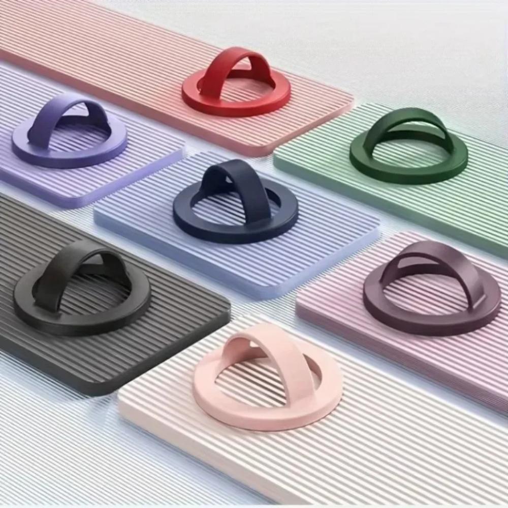 Magnetic Ring Clips - Silicone Material, 360° Rotating Magnetic Ring Holder Stand,Universal Finger Grip with Strong Attraction