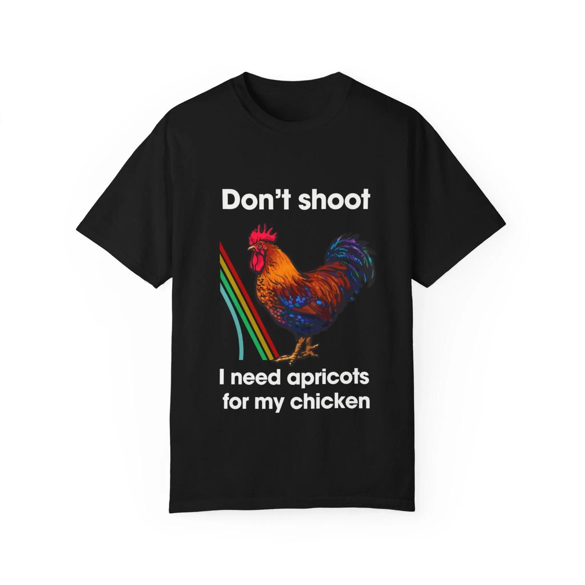 Rooster Apricot Chicken Graphic T-shirt XXXXL
