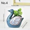Cute Swan Flower Pot Ceramic Succulent Pot Planter Home Decor Indoor Decoration Desktop Ornaments Bonsai Plant Pot