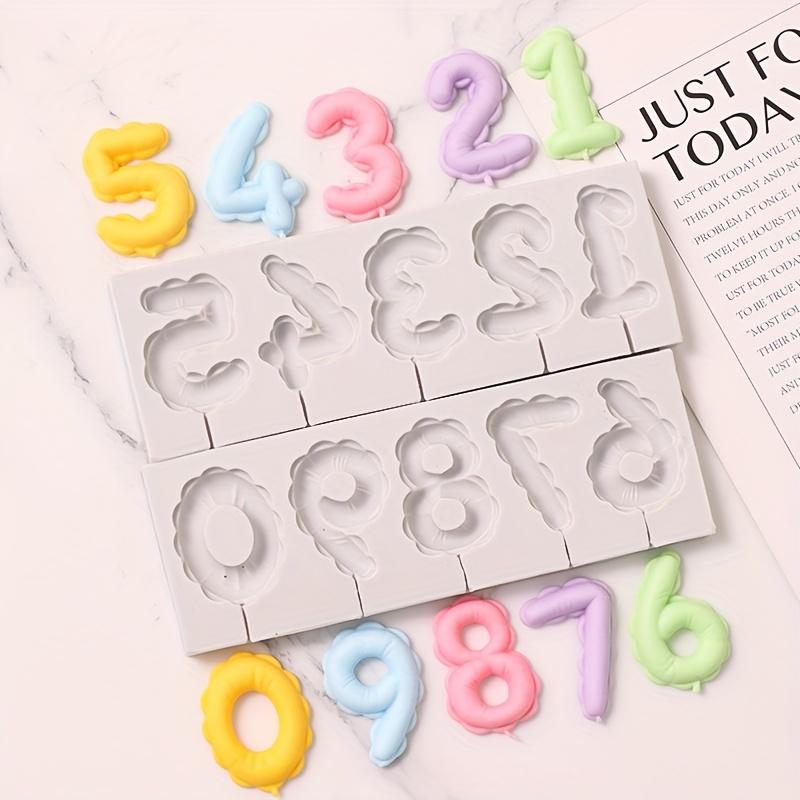 Number Silicone Mold Sugarcraft Cupcake Baking Mold Fondant Cake Decorating Tools