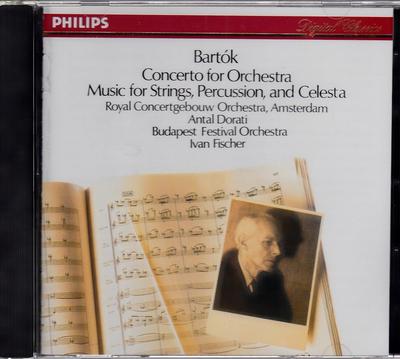 CD DORADOS, ORQUESTA DEL CONCERTGEBOUW REAL - Bartok: Concierto para Orquesta PHCP3644 PHILIPS Japón Clásico Usado