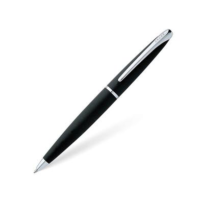 Kuličkové pero Cross ATX Basalt Black s chromovaným lemem