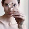Fashion Magnifying Glass Necklace Alloy Glass Adjustable Chain Necklace Multifunctional Unique Accessory for Daily Wear