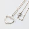 Used Rare TIFFANY & Co. Tiffany Silver Open Heart Necklace