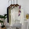 C S In The Room Hoki Long Sleeve Knit Cardigan StrIng Cami Set 3Color C