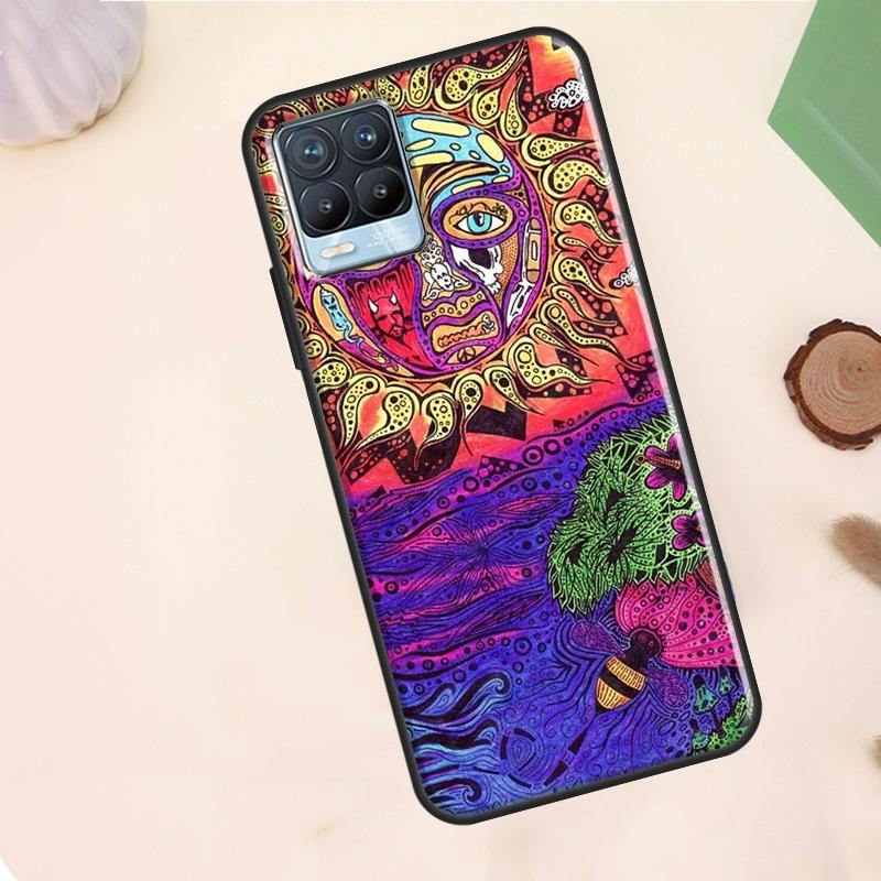 

Hippy Hippie Psychedelic Art Case For Realme C67 C71 C63 C61 C55 C51 C53 C35 C65 C75 11 12 13 14 Pro Plus GT6 GT7 15 Pro Realme 12 Pro Plus