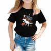 Toddler Girl Boy T-Shirts Halloween Day Kids Top Boys And Girls Printed Short Sleeved T-shirt