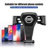 Emblema Auto Supporto per Telefono Cellulare Supporto Accessori Per Nissan Qashqai Versa Leaf Sentra Pulsar Xterra X-trail Nismo