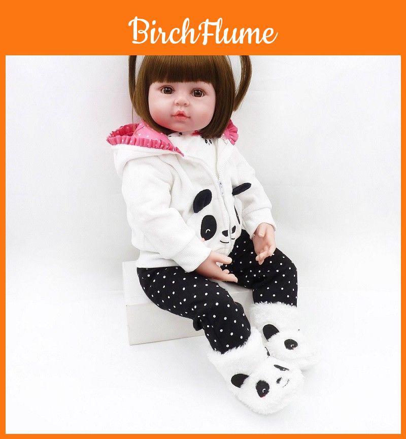 24-inch Newborn Doll Real Lifelike Silicone Reborn Baby Dolls For Toddlers Perfect Gift