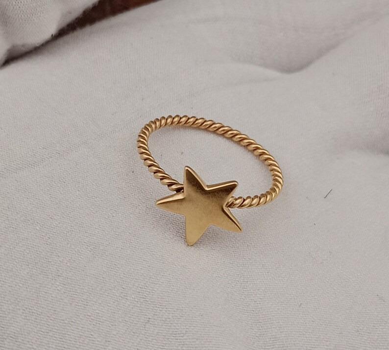 Solid 925 Sterling Silver Ring, Handmade Ring, Designer Ring, Unique Gift, Star Ring, Silver Charm Jewelry