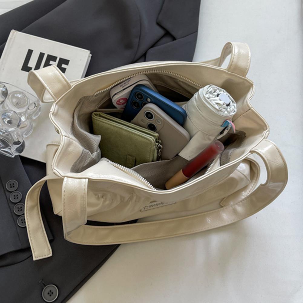 Plissierte Umhängetasche Damen PU Mode Handtasche geraffte solide Unterarmtaschen Hochwertige Tragetasche Luxus Achseltasche Chic Hobo Bag