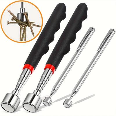 Telescoping Magnetic Pick Up Tool Handheld Extendable Magnetic Grabber Gadget Portable Magnet Pen Useful for Hard-to-Reach