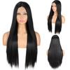 Highlight Long Straight Hair Middle Part Front Lace Wig Halloween White Cosplay Wigs Role Play
