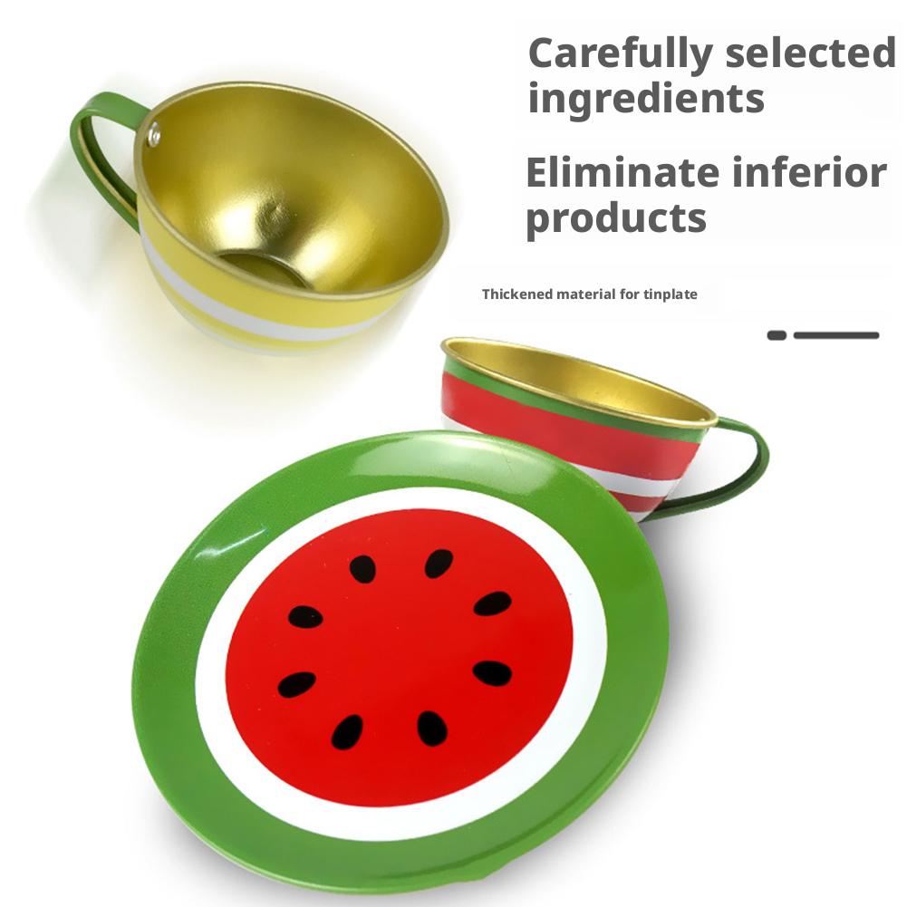 14Pcs Kids Simulation Tea Set Toys Pretend Play Teapot Cup Kit Kindergarten Girls Game Props