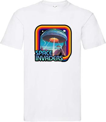 Film Movie Horror Lustig Kult Herren Geburtstag RETRO T-Shirt für SPACE INVADERS Fans