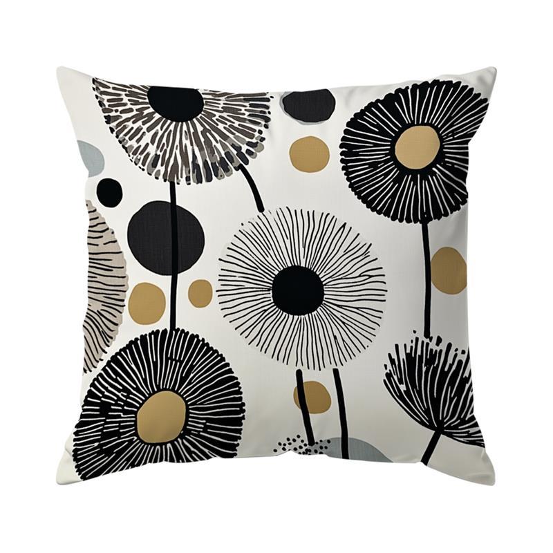 Home Decor Floral And Tree Pattern Decorative Pillow Covers Pattern Cushion Cover Suitable For Sofa Bedroom Car Pillow Cover