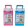 24-Color Acrylic Marker Set: Student DIY Art Pens with Handheld Square Box