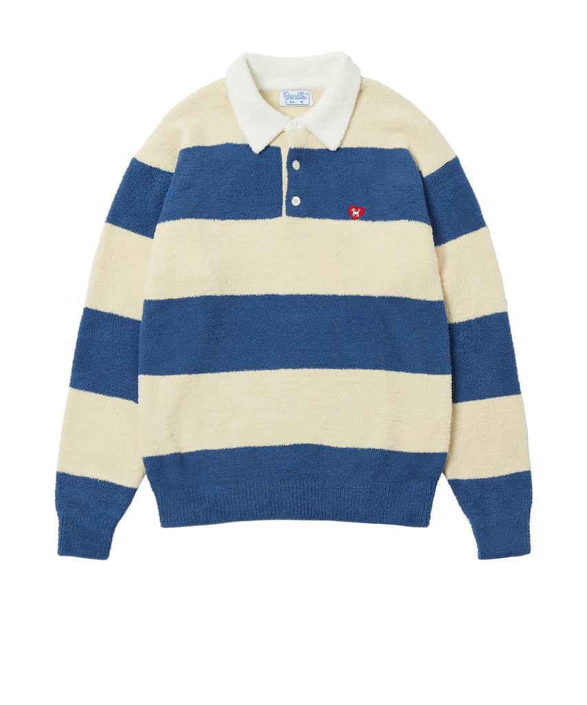 BENDLS Boucle Rugby Sweater - Blue