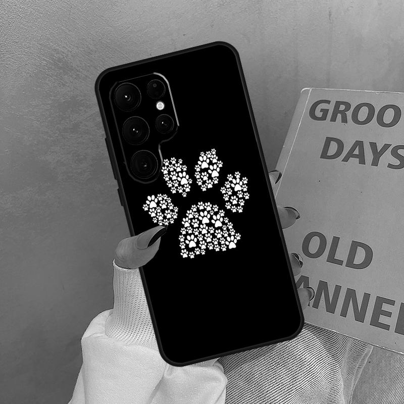 Dog Paw For Samsung Galaxy S22 S23 Ultra S21 FE Note 10 20 Ultra S8 S9 S10 Plus S20 FE Phone Case
