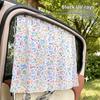 Suction Cup Curtain In The Car Window Sunshade Cover Cartoon Universal Side Window Sunshade Uv Protection For Kid Baby Children