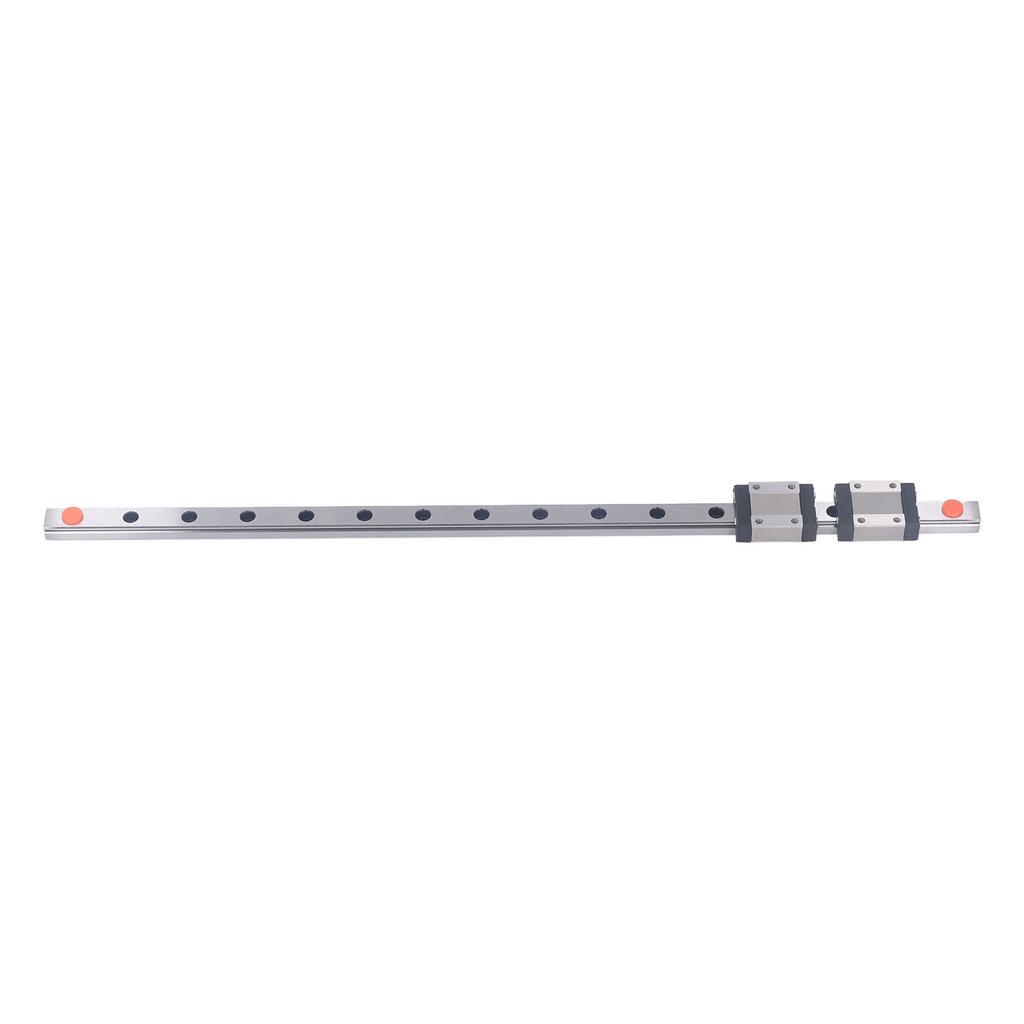 MGN12C Linear Guide Rail Stainless Steel High Accuracy 4 Point Contact Linear Rail Slide with 2 Sliders for 3D Printer