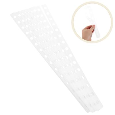 12Pcs Plastic Hanger Strips Closet Organizer Multi-Hole Connector for Versatile Garment Display and Clothes Plastic Strips
