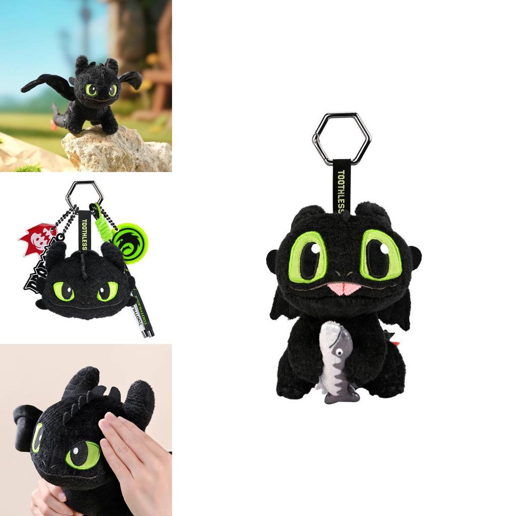 How To Train Your Dragon Nightfury Plush Toy With Embroidery Design For Collectors And Giftgiving