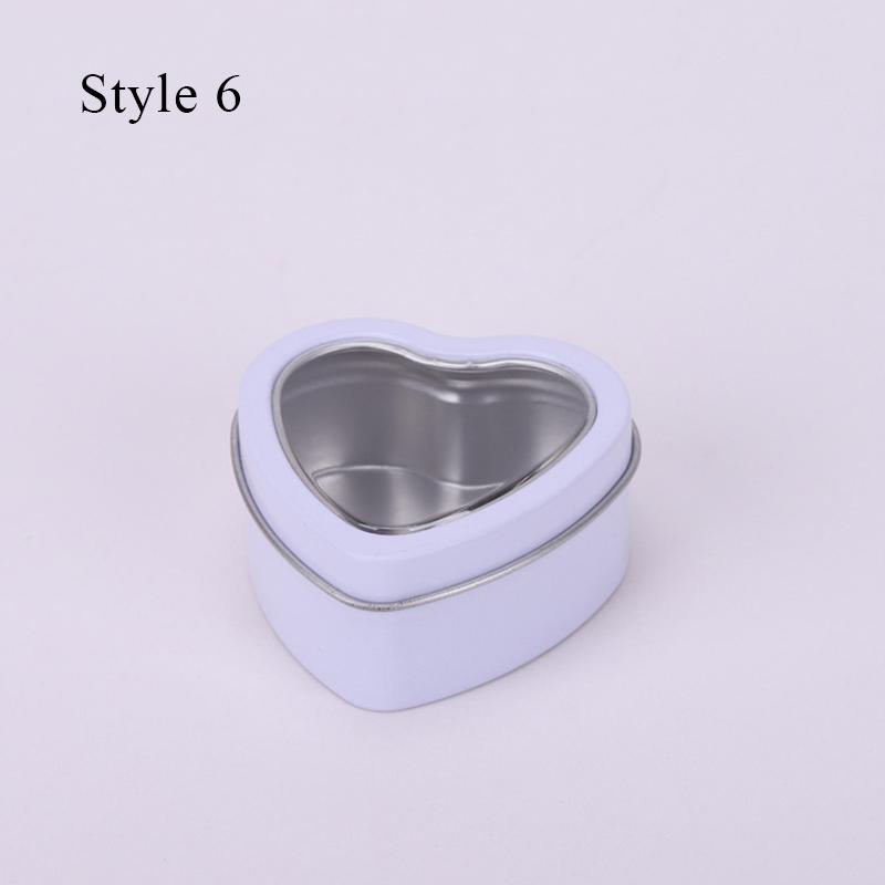 Einfarbige Langlebige Klapp-Blechdose Minzbonbon-Dose Weißblechdosen Süßigkeitenverpackungsbox Geometrische Stabile Nagelknipser-Dosen