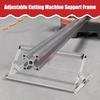 Gehrungssägetisch, tragbarer Sägeständer aus Edelstahl, höhenverstellbar, rostfrei, faltbar, Stützrahmen für Schneidemaschinen, Werkzeug