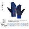 Cycle Gloves Touchscreen Waterproof Fleece Thermal Sports Gloves for Hiking Skiing