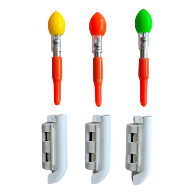 1 Piece Snap-In Electronic Pole Lamp Fishing Rod Alarm Light Luminous Stick Fishing Electronic Rod Light Diy Accessories