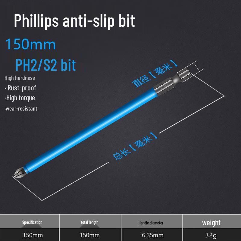 Premium Magnetisches Anti-Rutsch Elektro-Schraubendreher-Set mit Superharten Bits & Leistungsstarkem Magnetring