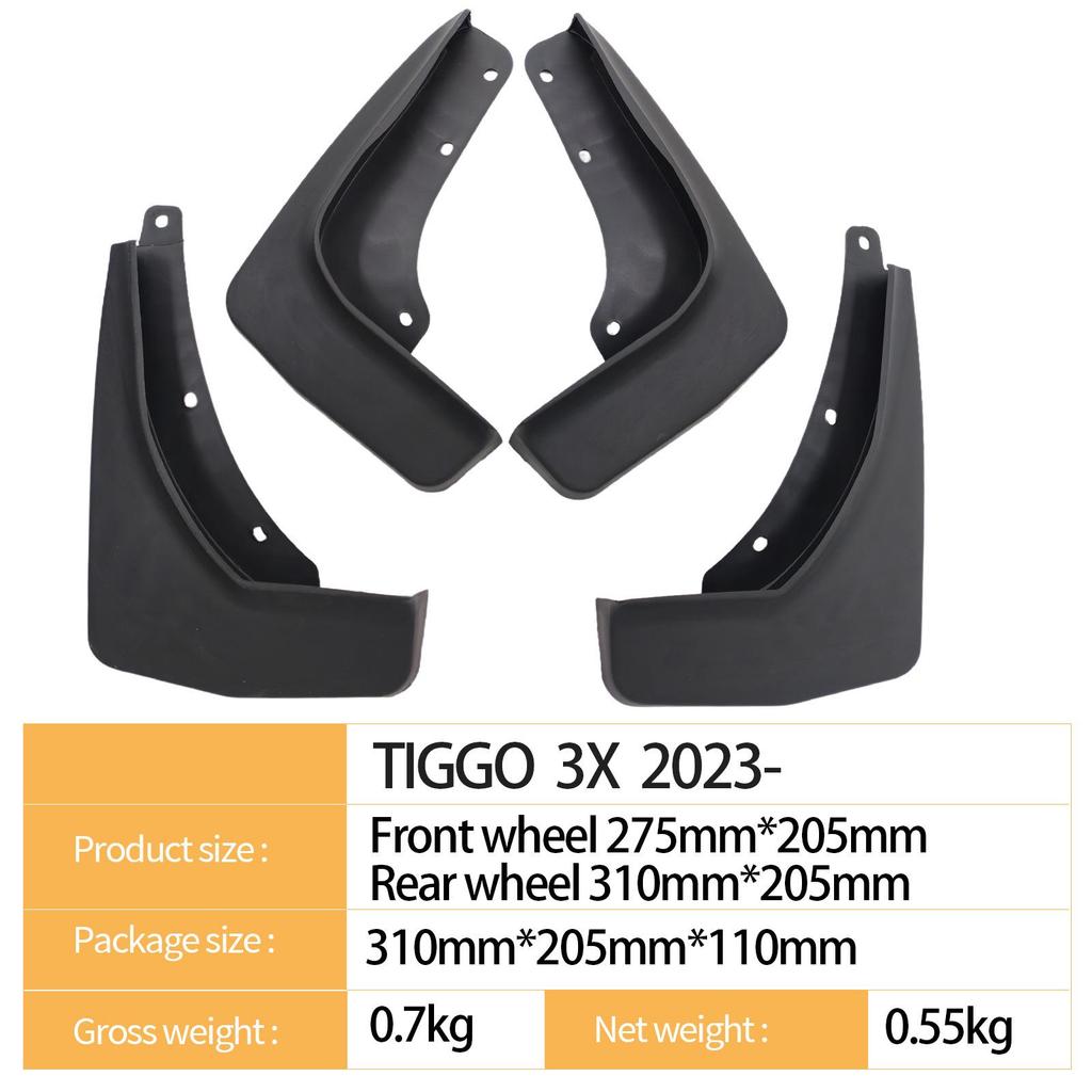 Chery Tiggo 3X 2023 Tire Mud Flaps for Automotive