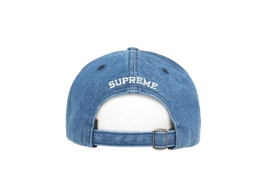 Supreme Pigment S Logo 6-Panel Denim