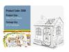 DIY Cardboard House Model: Early Education Puzzle & Painting Toy for Kids