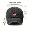 Washed Baseball Cap KPOP Korean Fashion Trendy Baseball Cap Street Versatile Essential Baseball Cap Ideal Gift for Concerts