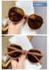 New Sunglasses Women's Tide Anti-ultraviolet Ins Street Shooting Retro Sunglasses Big Face Thin Sunglasses