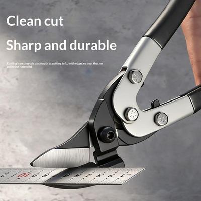 Industrial-Grade Steel Straight Shears Cutting Tool For Metal Cutting Workshop Diy Projects Tools